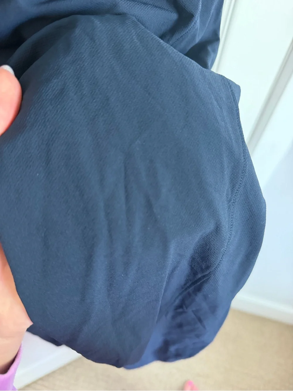 Lululemon Navy Textured Joggers